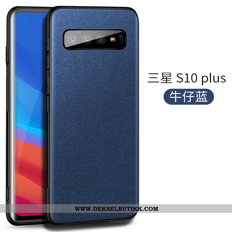 Etui Samsung Galaxy S10+ Ultra Trend Pu Grå, Deksel Samsung Galaxy S10+ Tynne Kjøpe