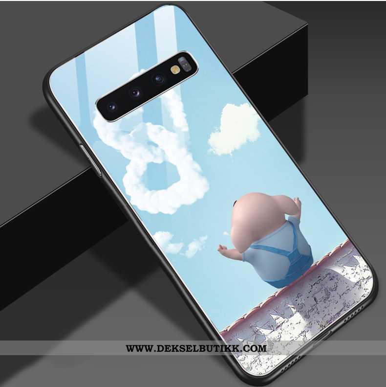 Etui Samsung Galaxy S10 Vakker Anti-fall Autentisk Stjernene Blå, Deksel Samsung Galaxy S10 Trend Bu