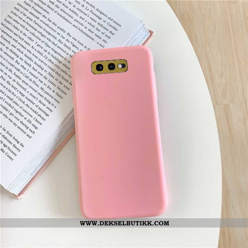 Etui Samsung Galaxy S10e Mote Alt Inkludert Deksel Rosa, Samsung Galaxy S10e Nubuck Rabatt