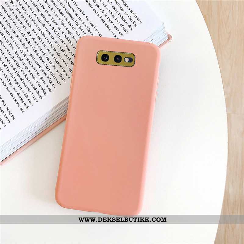 Etui Samsung Galaxy S10e Mote Alt Inkludert Deksel Rosa, Samsung Galaxy S10e Nubuck Rabatt