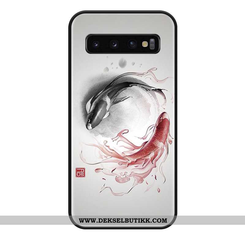 Etui Samsung Galaxy S10e Myke Grønn Alt Inkludert Relieff, Deksel Samsung Galaxy S10e Silikon Til Sa