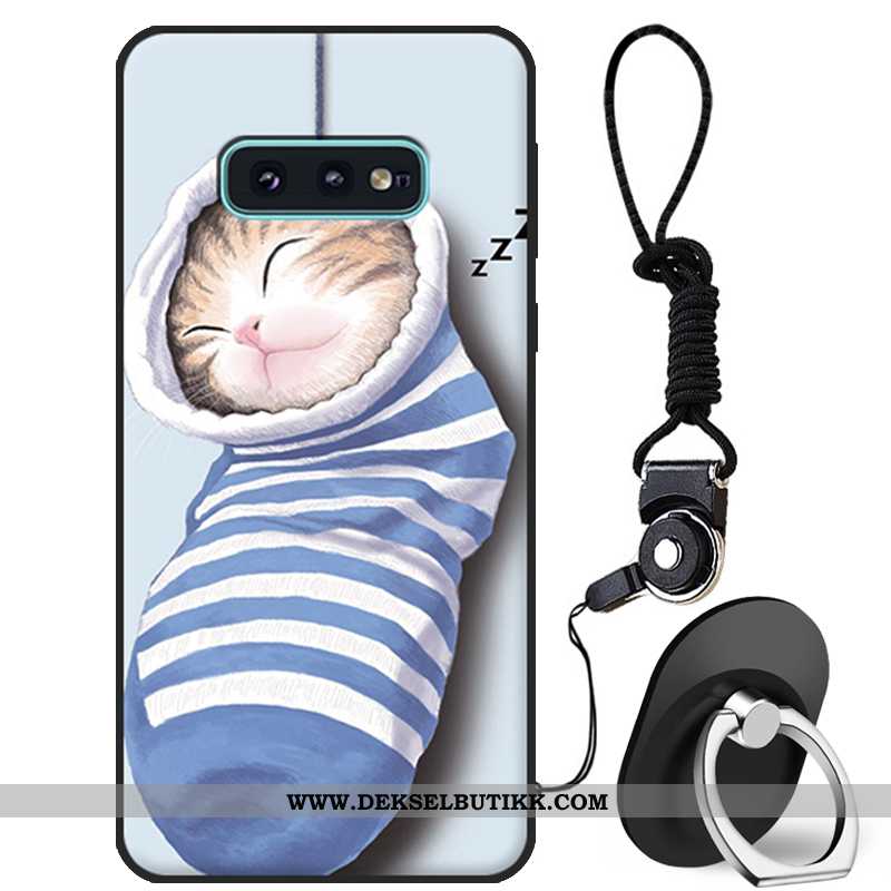 Etui Samsung Galaxy S10e Silikon Vakker Myke Ungdom Hvitt, Deksel Samsung Galaxy S10e Beskyttelse Bi