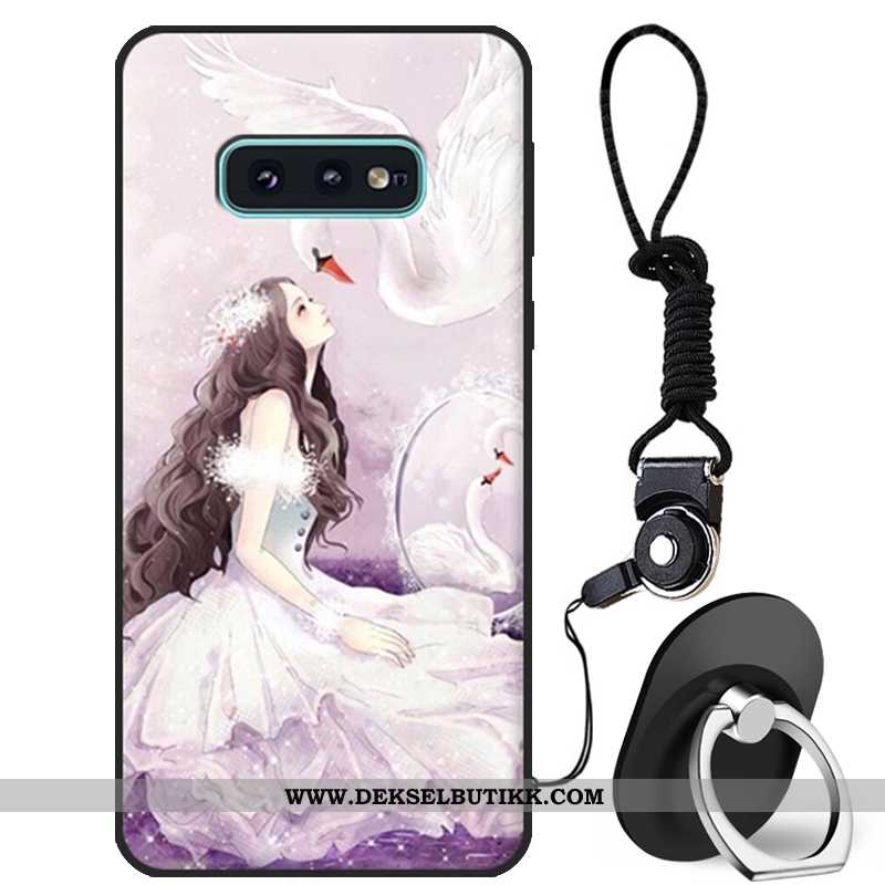 Etui Samsung Galaxy S10e Silikon Vakker Myke Ungdom Hvitt, Deksel Samsung Galaxy S10e Beskyttelse Bi