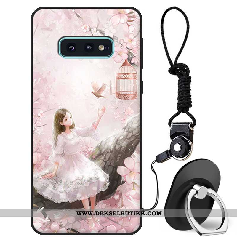 Etui Samsung Galaxy S10e Silikon Vakker Myke Ungdom Hvitt, Deksel Samsung Galaxy S10e Beskyttelse Bi