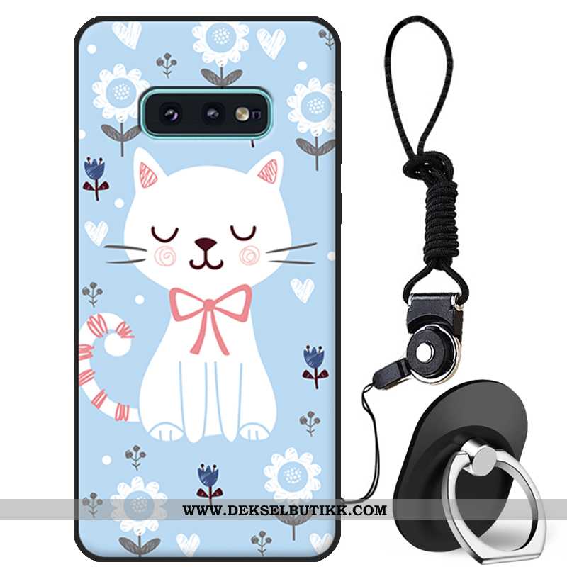 Etui Samsung Galaxy S10e Silikon Vakker Myke Ungdom Hvitt, Deksel Samsung Galaxy S10e Beskyttelse Bi