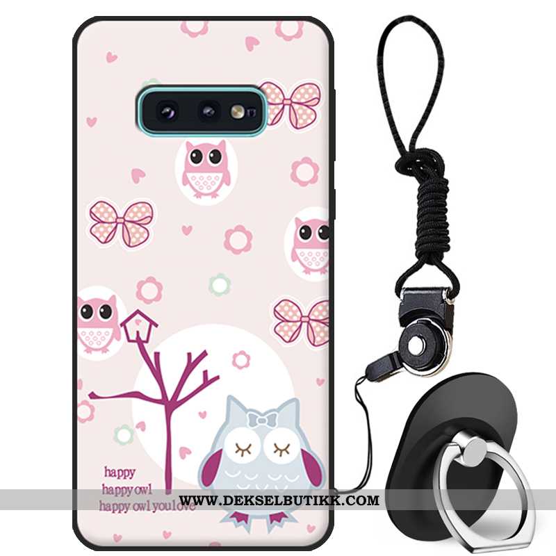 Etui Samsung Galaxy S10e Silikon Vakker Myke Ungdom Hvitt, Deksel Samsung Galaxy S10e Beskyttelse Bi