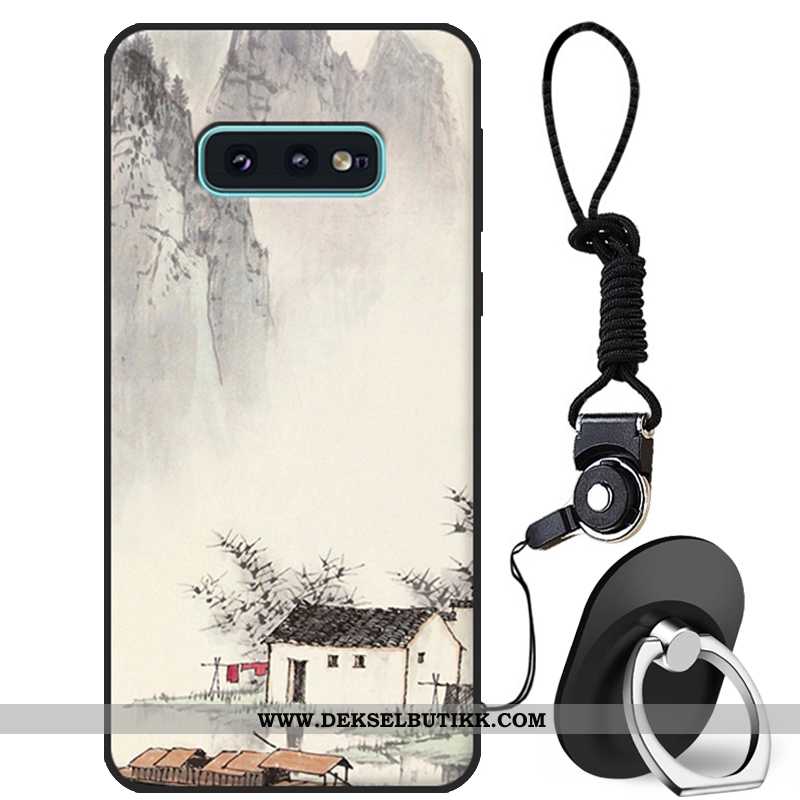 Etui Samsung Galaxy S10e Silikon Vakker Myke Ungdom Hvitt, Deksel Samsung Galaxy S10e Beskyttelse Bi