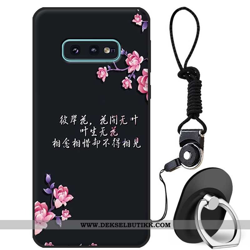 Etui Samsung Galaxy S10e Silikon Vakker Myke Ungdom Hvitt, Deksel Samsung Galaxy S10e Beskyttelse Bi