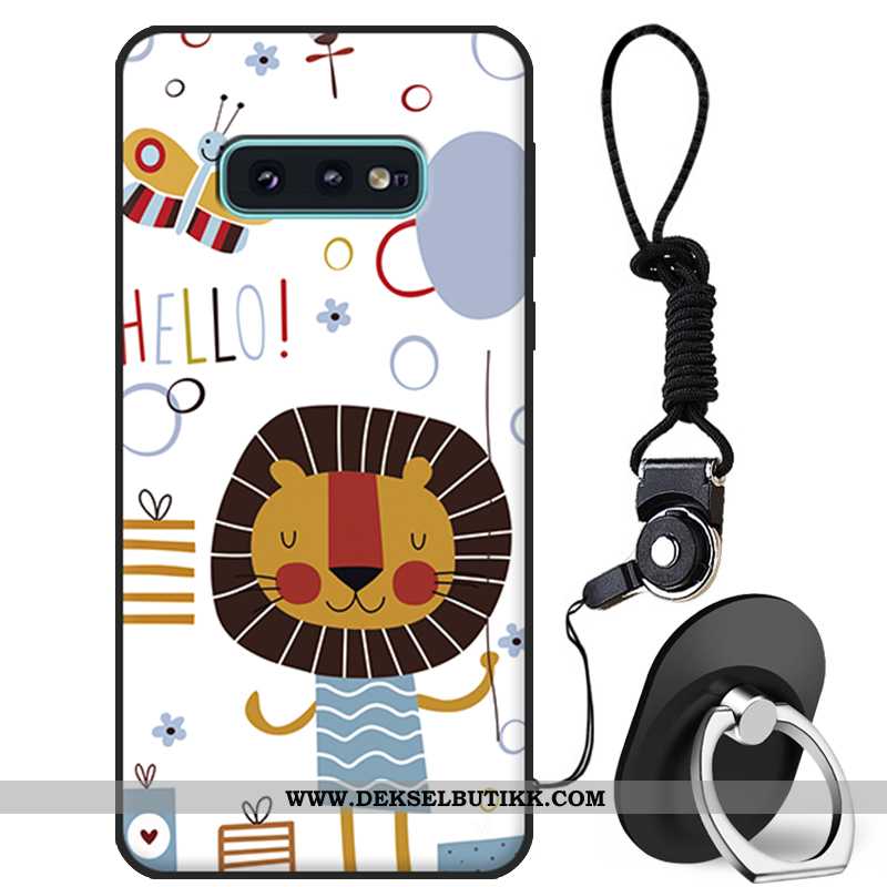 Etui Samsung Galaxy S10e Silikon Vakker Myke Ungdom Hvitt, Deksel Samsung Galaxy S10e Beskyttelse Bi