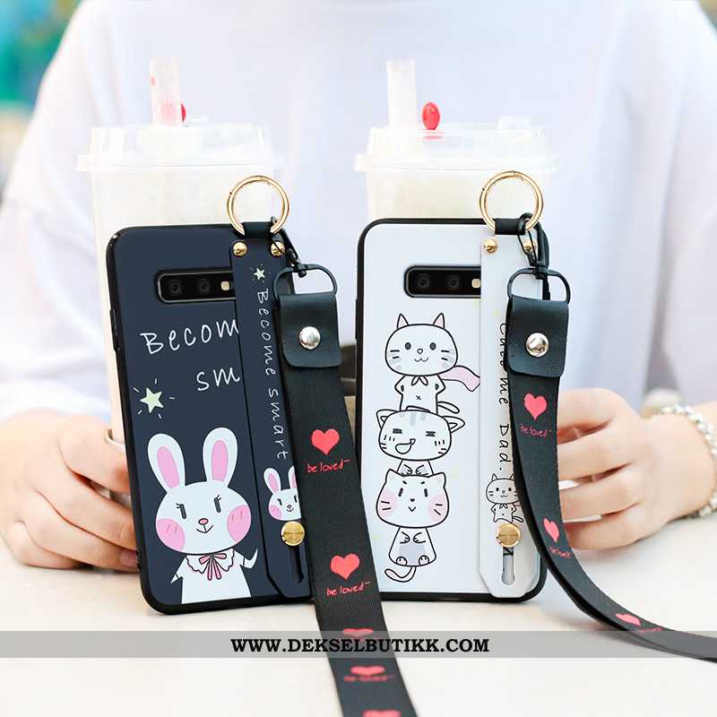 Etui Samsung Galaxy S10e Trend Svart Mobiltelefon, Deksel Samsung Galaxy S10e Cartoon Rabatt