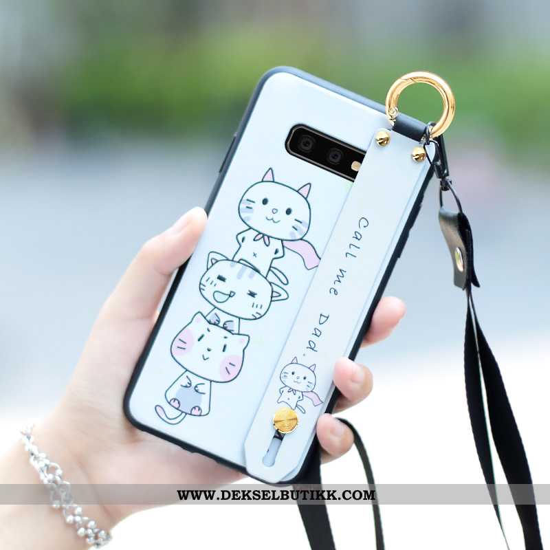 Etui Samsung Galaxy S10e Trend Svart Mobiltelefon, Deksel Samsung Galaxy S10e Cartoon Rabatt