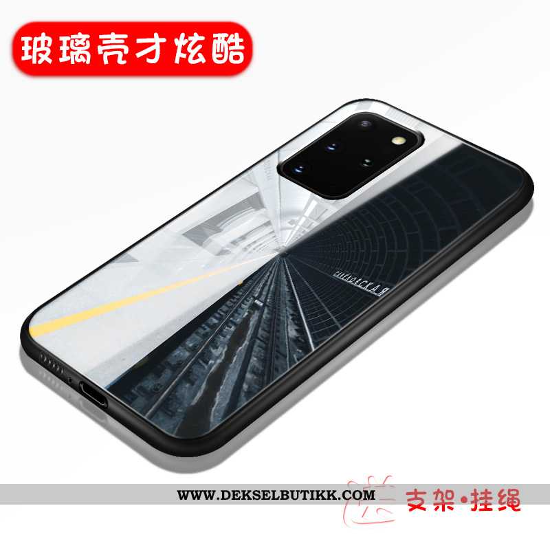 Etui Samsung Galaxy S20+ Myke Trend Nubuck Mote Svart, Deksel Samsung Galaxy S20+ Silikon Billige