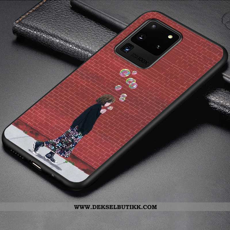 Etui Samsung Galaxy S20 Ultra Kreativ Stjernene Anti-fall Enkel Lilla, Deksel Samsung Galaxy S20 Ult