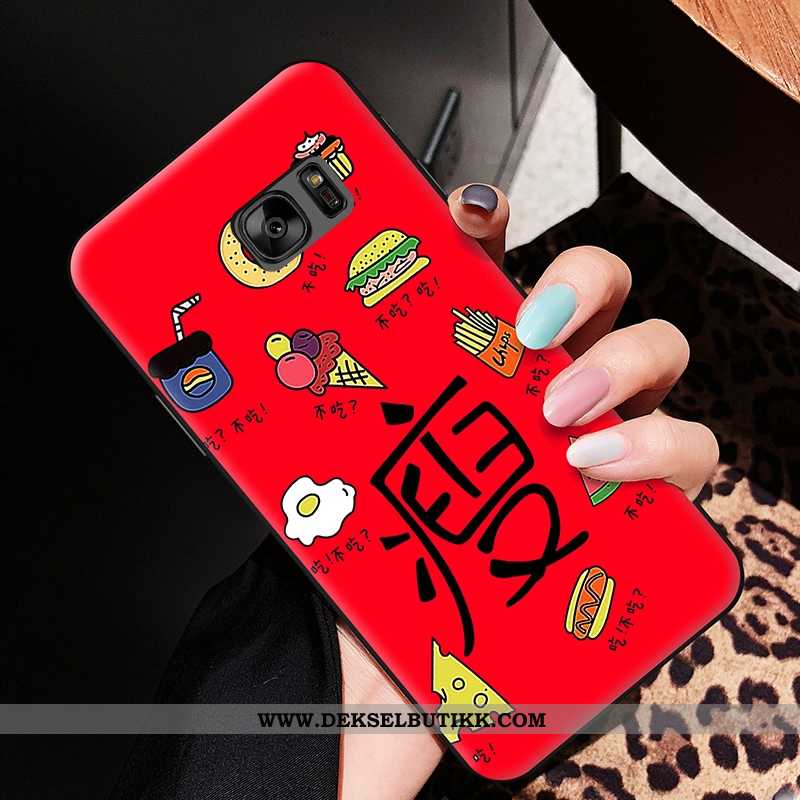 Etui Samsung Galaxy S6 Edge Cartoon Myke Fersk Gul, Deksel Samsung Galaxy S6 Edge Vakker Salg