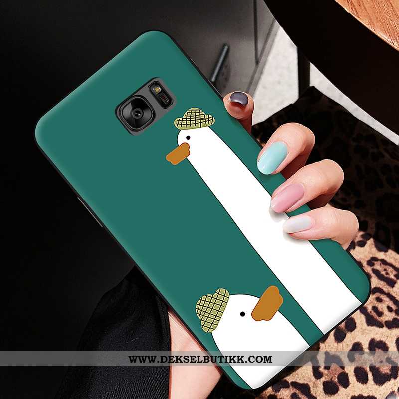 Etui Samsung Galaxy S6 Edge Cartoon Myke Fersk Gul, Deksel Samsung Galaxy S6 Edge Vakker Salg