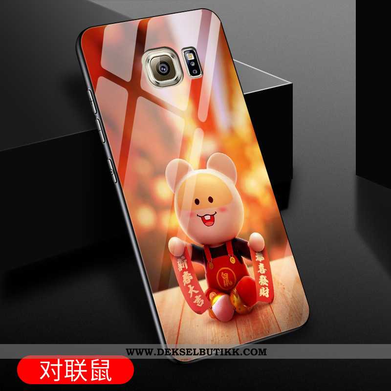 Etui Samsung Galaxy S6 Edge Cartoon Stjernene Lovers Lilla, Deksel Samsung Galaxy S6 Edge Trend Tilb