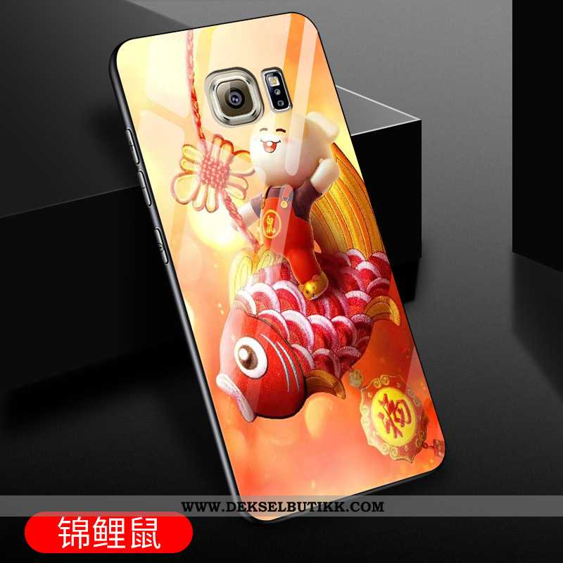 Etui Samsung Galaxy S6 Edge Cartoon Stjernene Lovers Lilla, Deksel Samsung Galaxy S6 Edge Trend Tilb