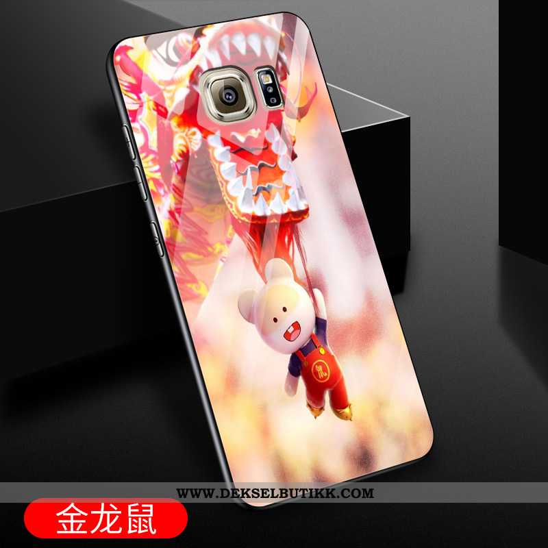 Etui Samsung Galaxy S6 Edge Cartoon Stjernene Lovers Lilla, Deksel Samsung Galaxy S6 Edge Trend Tilb