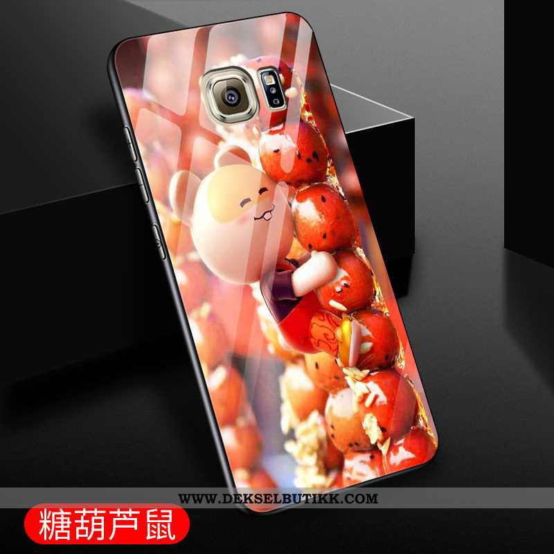 Etui Samsung Galaxy S6 Edge Cartoon Stjernene Lovers Lilla, Deksel Samsung Galaxy S6 Edge Trend Tilb