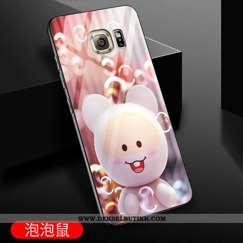 Etui Samsung Galaxy S6 Edge Cartoon Stjernene Lovers Lilla, Deksel Samsung Galaxy S6 Edge Trend Tilb