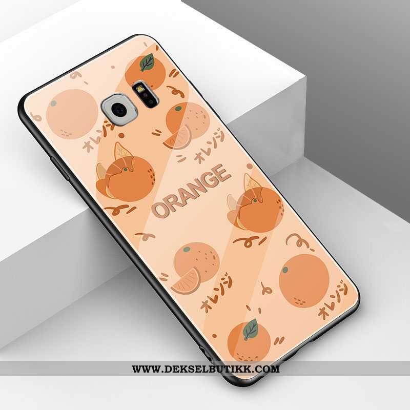 Etui Samsung Galaxy S6 Edge Mote Trend Anti-fall Glass Hvitt, Deksel Samsung Galaxy S6 Edge Cartoon 