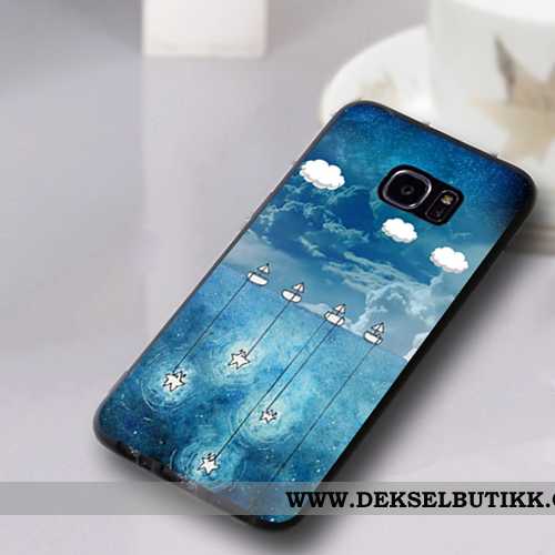 Etui Samsung Galaxy S7 Edge Silikon Stjernene Alt Inkludert Deksel Svart, Samsung Galaxy S7 Edge Bes