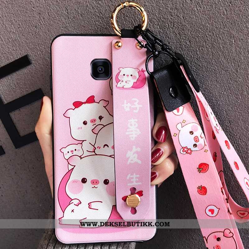 Etui Samsung Galaxy S7 Edge Vakker Liten Kreativ Rosa, Deksel Samsung Galaxy S7 Edge Trend Tilbud