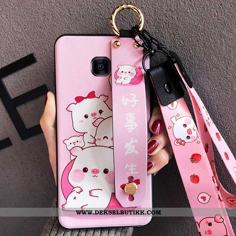 Etui Samsung Galaxy S7 Edge Vakker Liten Kreativ Rosa, Deksel Samsung Galaxy S7 Edge Trend Tilbud