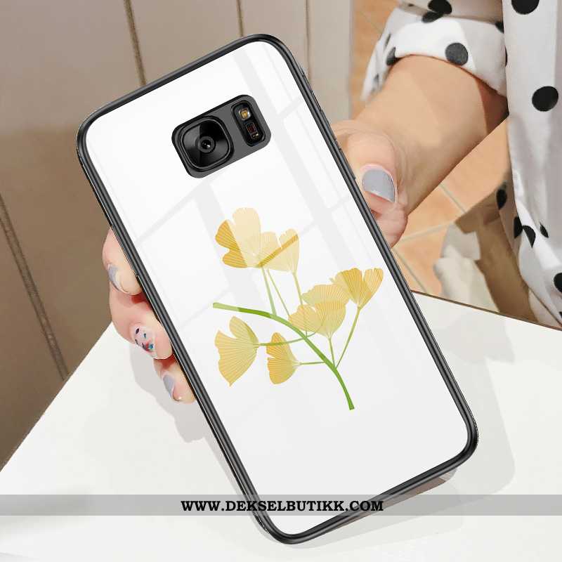 Etui Samsung Galaxy S7 Trend Hvit Deksel Hvitt, Samsung Galaxy S7 Glass Rabatt