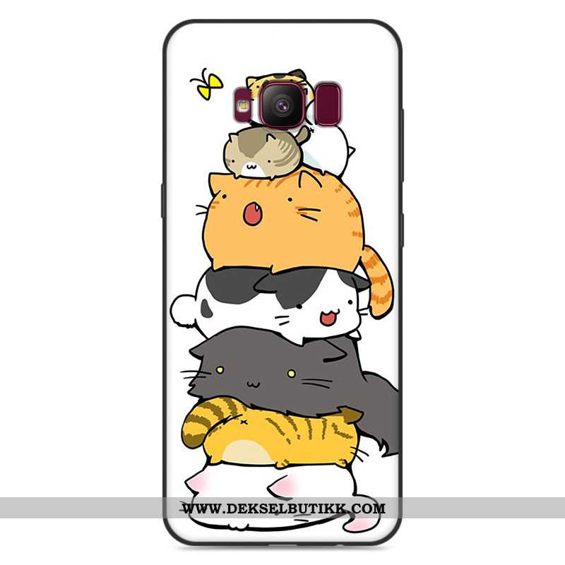 Etui Samsung Galaxy S8 Beskyttelse Grå Myke, Deksel Samsung Galaxy S8 Cartoon Tilbud