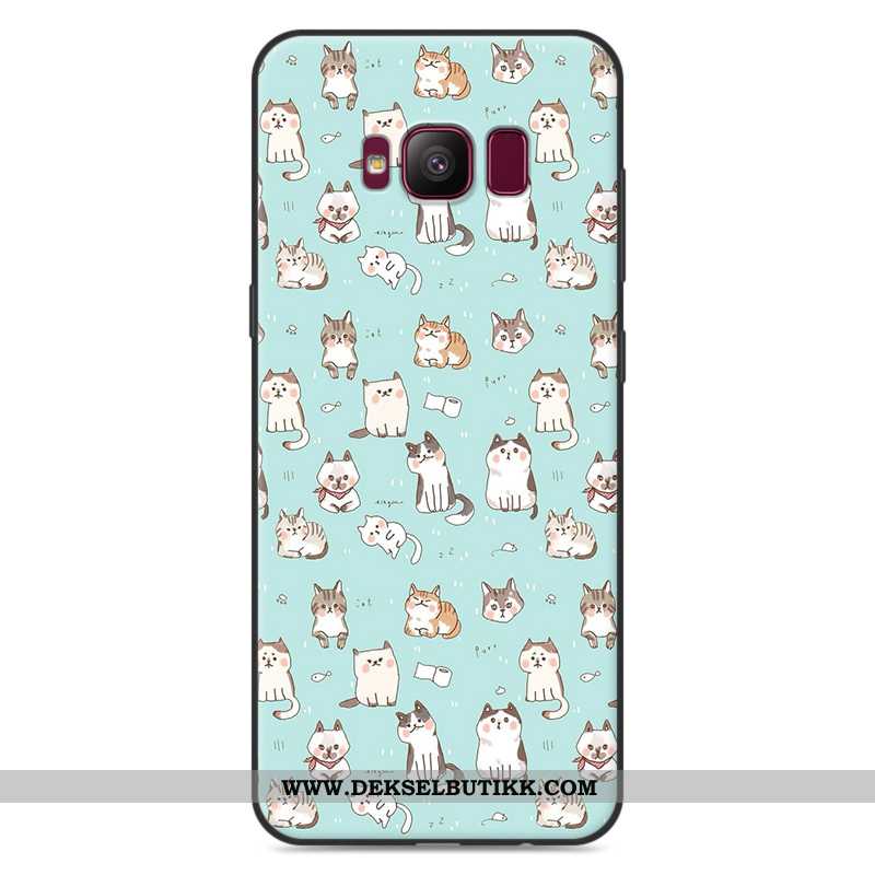 Etui Samsung Galaxy S8 Beskyttelse Grå Myke, Deksel Samsung Galaxy S8 Cartoon Tilbud