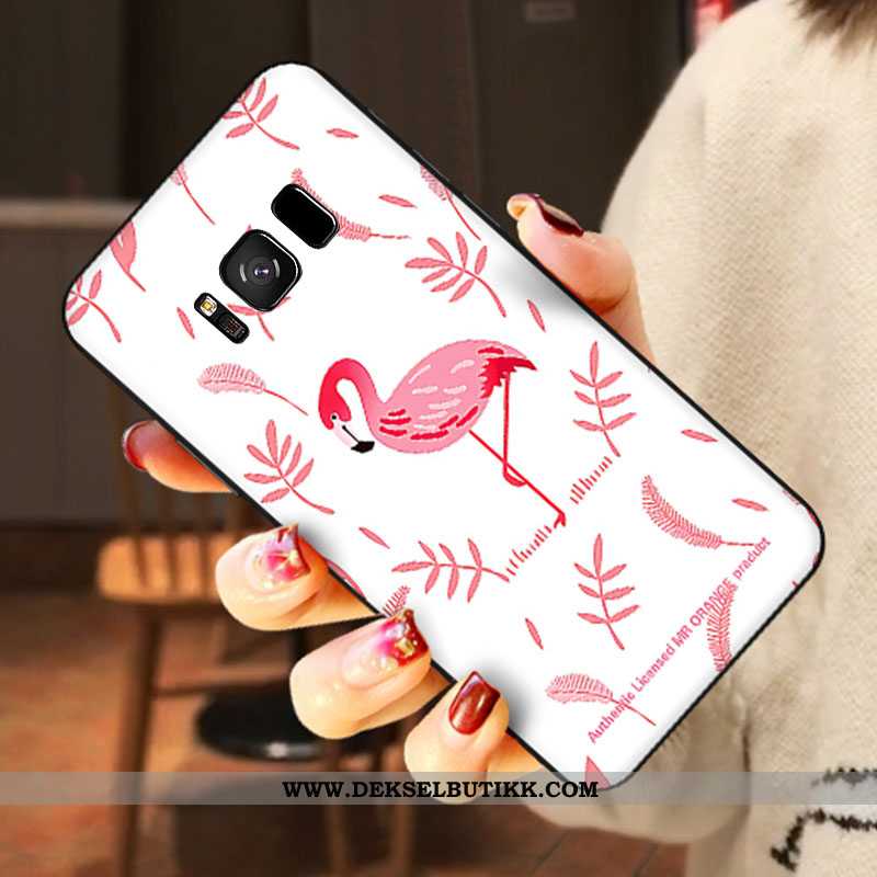 Etui Samsung Galaxy S8+ Cartoon Mobiltelefon Lovers Nye Rosa, Deksel Samsung Galaxy S8+ Trend Rabatt