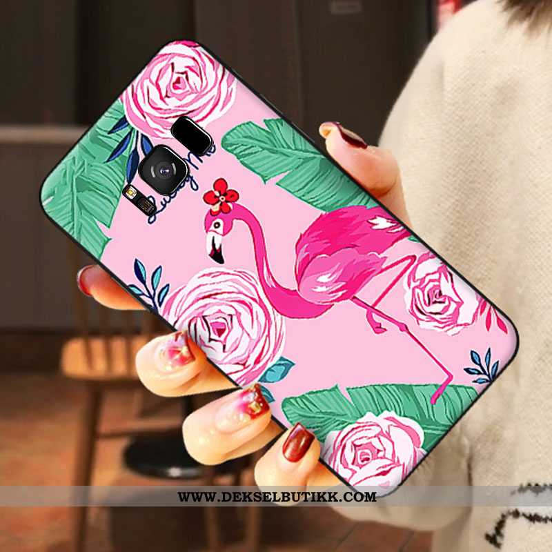 Etui Samsung Galaxy S8+ Cartoon Mobiltelefon Lovers Nye Rosa, Deksel Samsung Galaxy S8+ Trend Rabatt