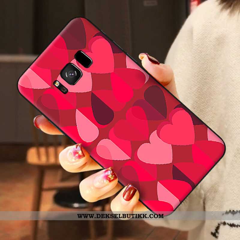 Etui Samsung Galaxy S8+ Cartoon Mobiltelefon Lovers Nye Rosa, Deksel Samsung Galaxy S8+ Trend Rabatt