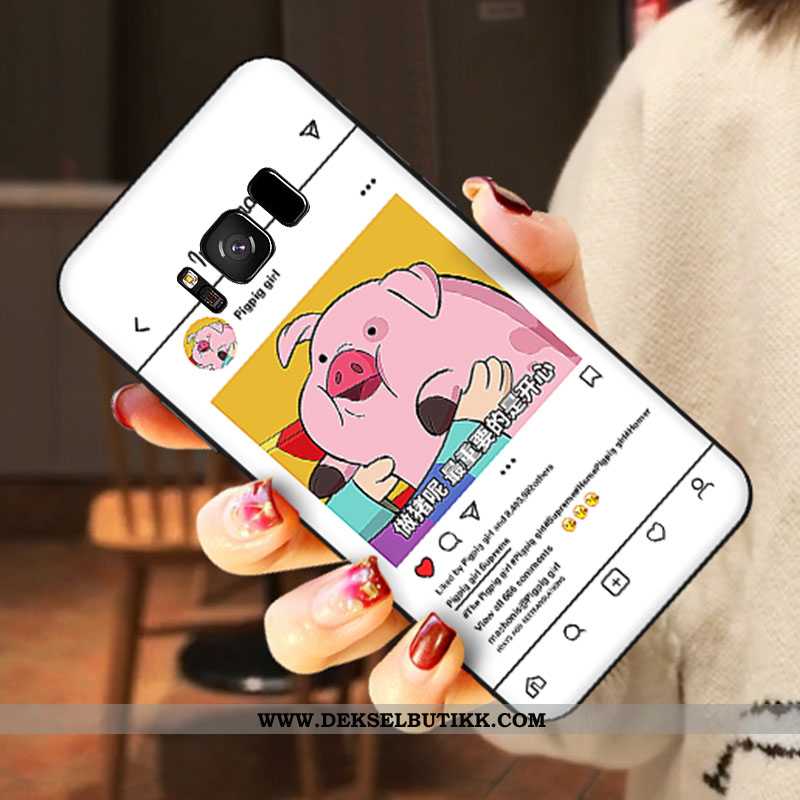 Etui Samsung Galaxy S8+ Cartoon Mobiltelefon Lovers Nye Rosa, Deksel Samsung Galaxy S8+ Trend Rabatt