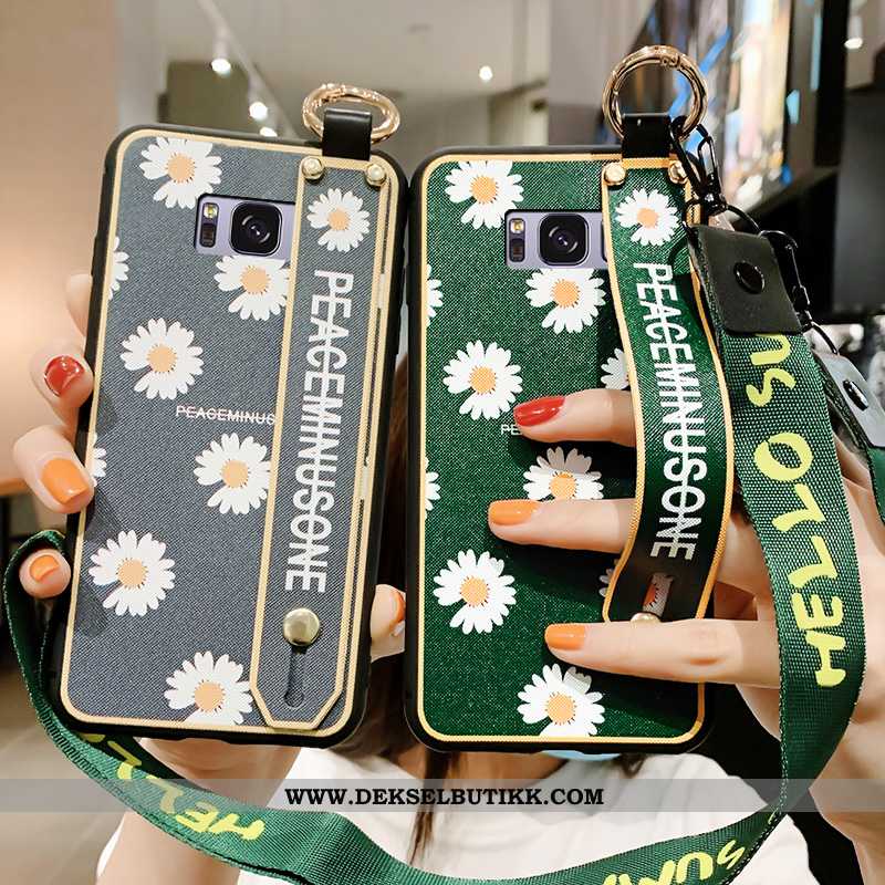 Etui Samsung Galaxy S8 Hengende Ornamenter Grønn Kunst, Deksel Samsung Galaxy S8 Kreativ Tilbud