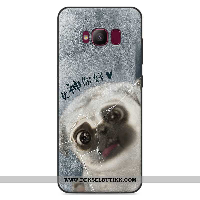 Etui Samsung Galaxy S8+ Myke Lett Luksus Grå Cartoon, Deksel Samsung Galaxy S8+ Silikon Rabatt