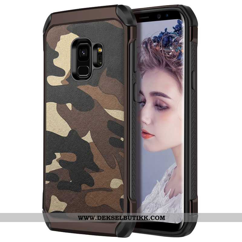 Etui Samsung Galaxy S9 Beskyttelse Anti-fall Stjernene Mobiltelefon Khaki, Deksel Samsung Galaxy S9 