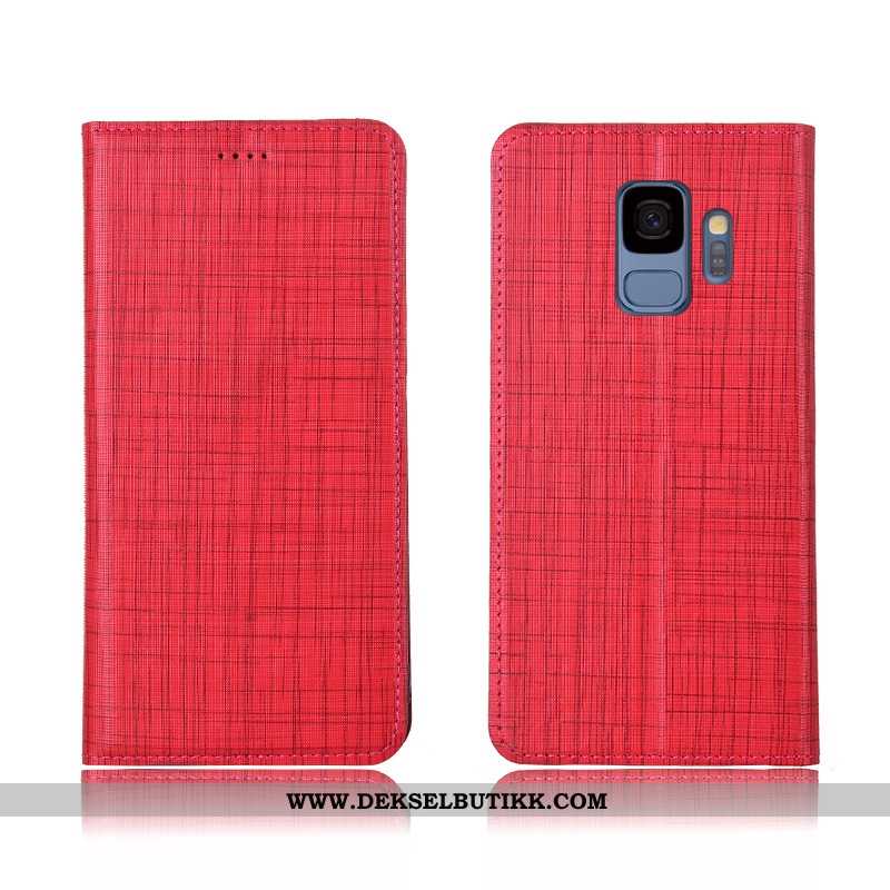 Etui Samsung Galaxy S9 Beskyttelse Deksel Silikon Nye Rød, Samsung Galaxy S9 Skinndeksel Tilbud