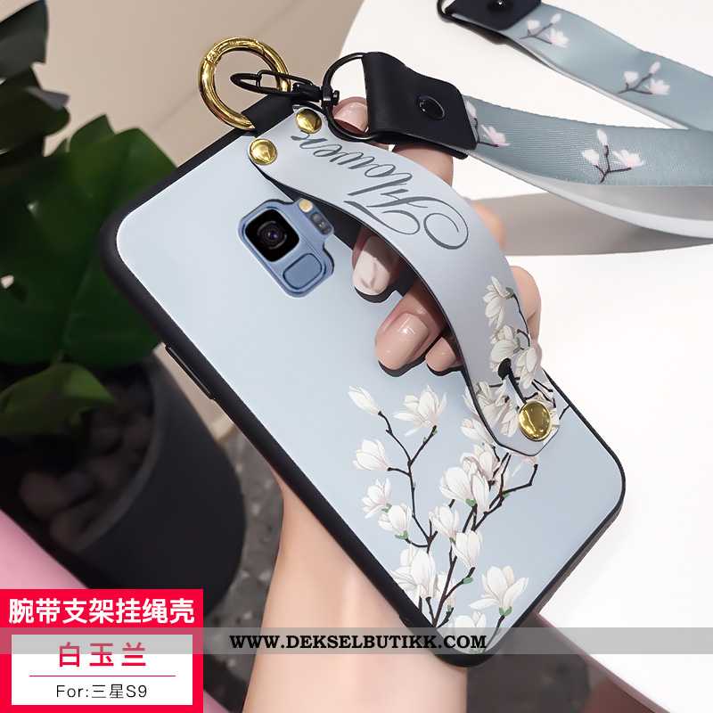 Etui Samsung Galaxy S9 Cartoon Silikon Hvit Anti-fall Hvitt, Deksel Samsung Galaxy S9 Trend Salg