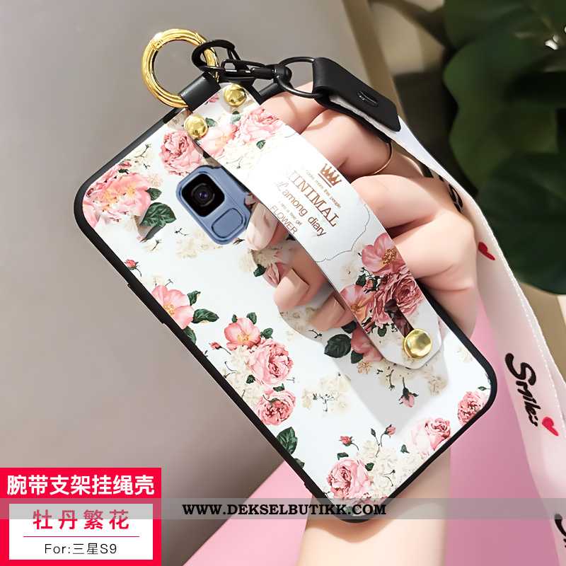 Etui Samsung Galaxy S9 Cartoon Silikon Hvit Anti-fall Hvitt, Deksel Samsung Galaxy S9 Trend Salg