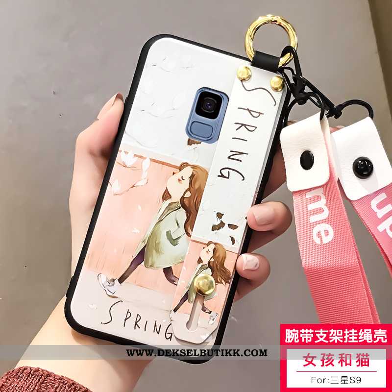 Etui Samsung Galaxy S9 Cartoon Silikon Hvit Anti-fall Hvitt, Deksel Samsung Galaxy S9 Trend Salg