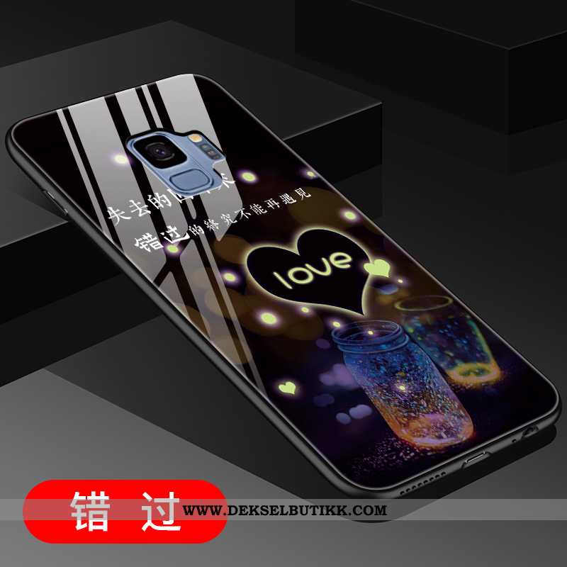 Etui Samsung Galaxy S9 Glass Stjernene Mobiltelefon Hard Gull, Deksel Samsung Galaxy S9 Av Personlig