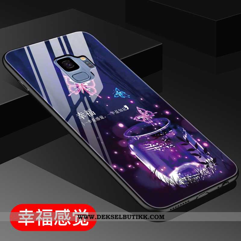 Etui Samsung Galaxy S9 Glass Stjernene Mobiltelefon Hard Gull, Deksel Samsung Galaxy S9 Av Personlig