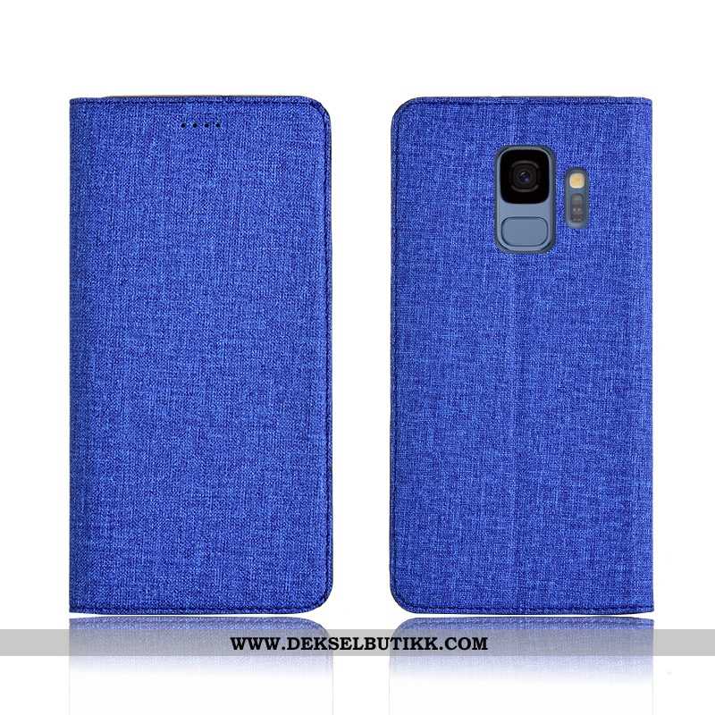 Etui Samsung Galaxy S9 Myke Skinndeksel Beskyttelse Blå, Deksel Samsung Galaxy S9 Silikon Billige