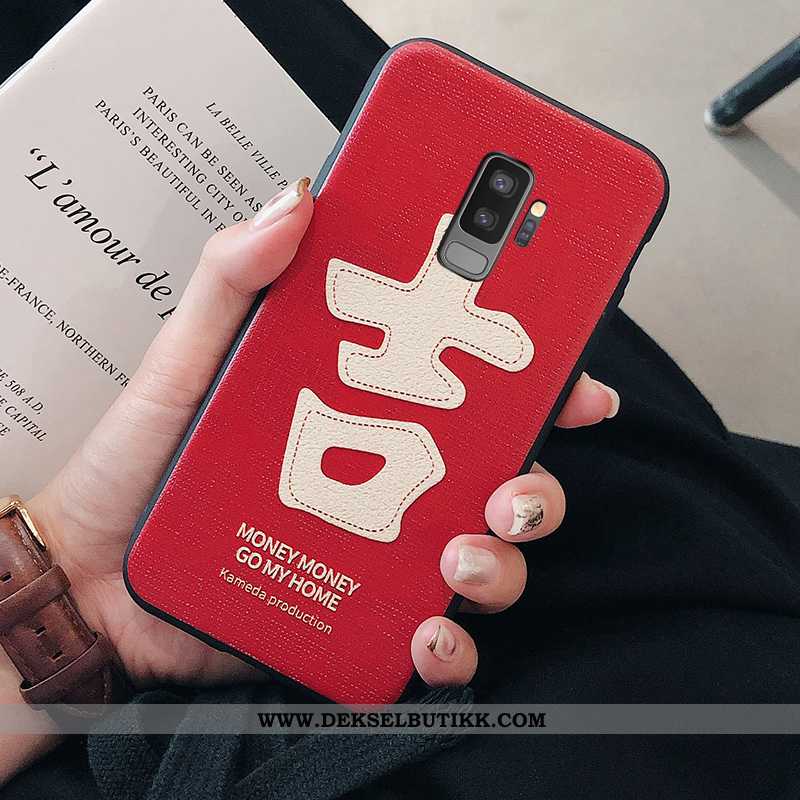 Etui Samsung Galaxy S9+ Silikon Nye Stjernene Deksel Rød, Samsung Galaxy S9+ Myke Kjøpe