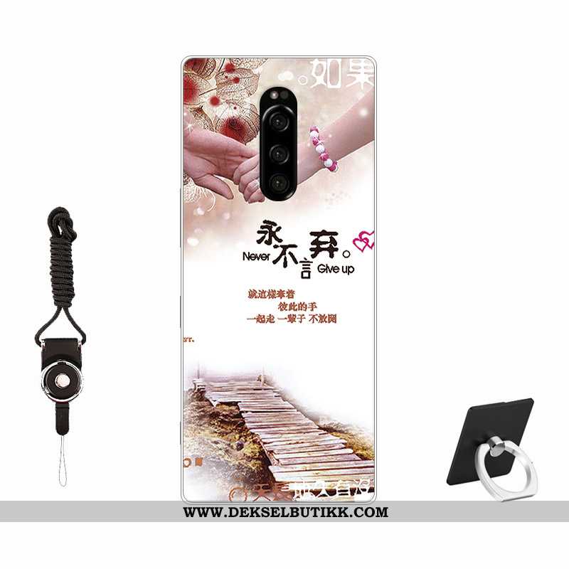 Etui Sony Xperia 1 Av Personlighet Tempe~~pos Deksel Farge Malt Rosa, Sony Xperia 1 Trend Tilbud