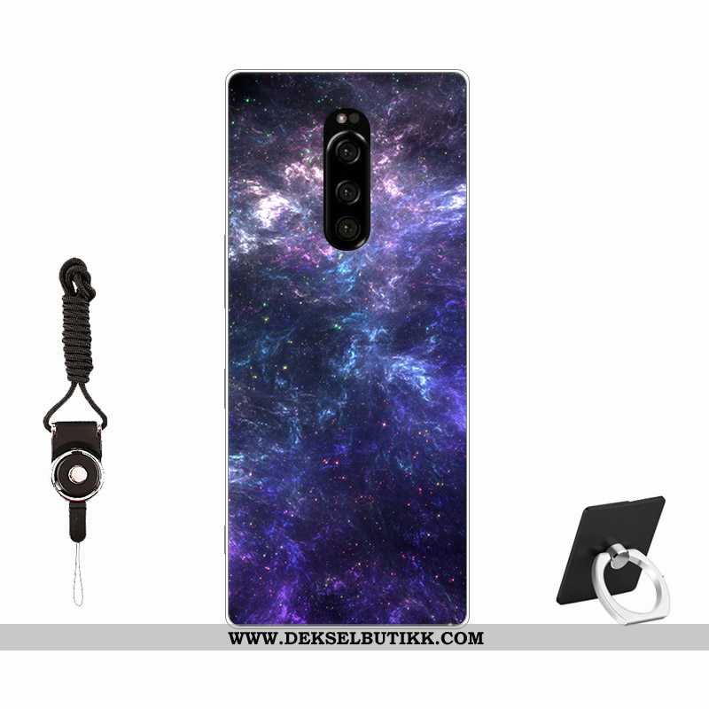 Etui Sony Xperia 1 Av Personlighet Tempe~~pos Deksel Farge Malt Rosa, Sony Xperia 1 Trend Tilbud