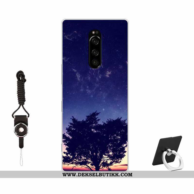 Etui Sony Xperia 1 Av Personlighet Tempe~~pos Deksel Farge Malt Rosa, Sony Xperia 1 Trend Tilbud