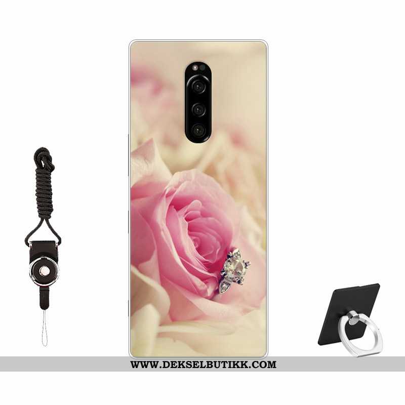 Etui Sony Xperia 1 Av Personlighet Tempe~~pos Deksel Farge Malt Rosa, Sony Xperia 1 Trend Tilbud